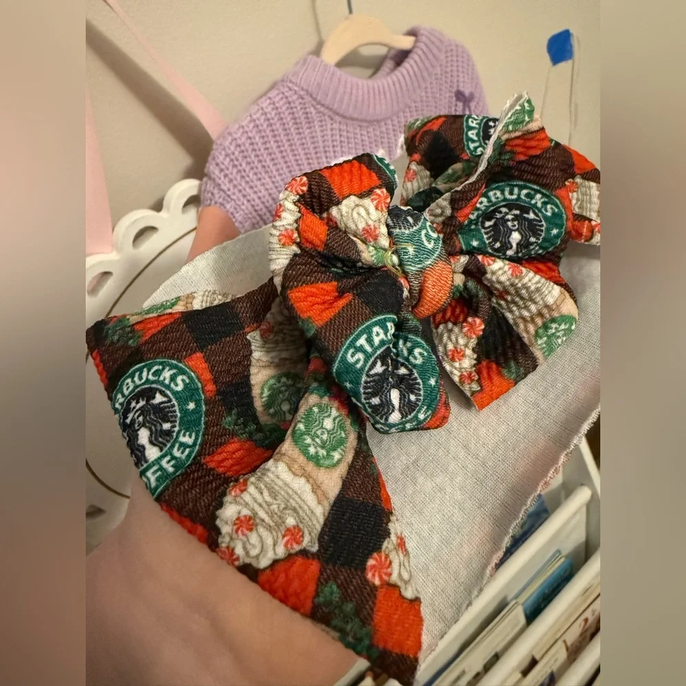Handmade Starbucks headwrap